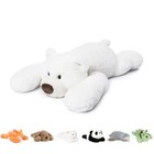  20    3 3 Pound Polar Weighted Stuffed Animals  Large White Plush Toy Bear