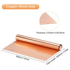 1pcs 3500x300x0 03mm Copper Sheet Roll Pure Copper