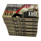 Maxell Xlii High Bias Audio Cassette Tapes 110 Minutes Lot Of 6 New Sealed