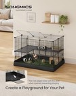 2-tier Guinea Pig Cage Small Animal Habitat Ramp Rabbit Ferret Chinchilla Pet