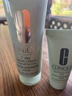 Clinique 3-step Skin Care Set 7 Day Scrub Cream 3 4oz   2 Liquid Facial Soap 1oz