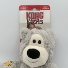 Kong Wild Knots Bear Xl Light Gray Squeaky Plush Dog Toy