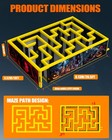 Inflatable Maze 26 5x18x6 5ft Haunted House Halloween Theme Maze With Air Blower
