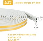 Indoor Weather Stripping  Self Adhesive Foam Window Seal Strip For Doors And Win