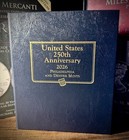 2026 250th Semiq Whitman Coin Album 100  Filled   Bonus 1976 Silver Proof Set 