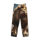 Flannel Pajama Pants Drawstring Pockets