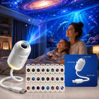 Hd Smart Dynamic 5d Holographic Night Light Projector  2-in-1 Galaxy Star