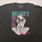 Vintage Britney Spears Soft Xl Black T-shirt Concert Tour Baby One More Time