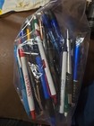 Lot Of 59 Random Pens All Tested   Work Advertising-gel-ball Point- Blue-black
