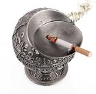 Vintage Style Windproof Tabletop Portable Cigarette Ashtray With Lid  1 Pcs 