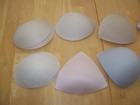Lot Of 10 Sports Bra Pads Inserts Padding Sew-in Removeable Cup Liners Pre-owned