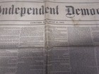 1861 July 11 The Independent Democrat Newspaper - Lincoln s Message - K 74