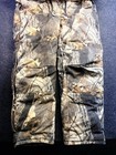 Cabelas Premier Northern Goose Down Camo Snowsuit Coveralls Mens Med Reg Hooded