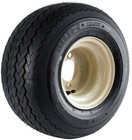 4-pack Beige Tan Golf Cart Tire Wheel 18x8 50-8 8 Inch Fit E-z-go Cushman Yamaha