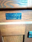 Antique Ashwood Ranney Refrigerator Co Greenwood  Mi Oak Refrigerator Wooden Ice