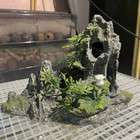 Aquarium Fish Tank Ornament Decoration Mountain Hiding Fish Tank Decor Cave New