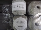 Gedifra Riviera  8 Balls  Col 1353  Silver light Grey Cotton Blend  110 Yards Ea