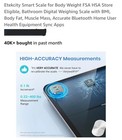Etekcity Smart Scale For Body Weight Fsa Hsa Store Eligible  Bathroom Digital 
