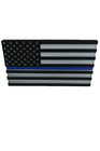 Thin Blue Line Flag Trailer Hitch Custom Cover Plug Police 2  Receiver Back The