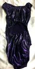 Gymnastics Leotard Girl s Size Small Purple Silver Sleeveless Free Shipping