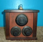 Unknown Crystal Radio Receiver W  Grewol Detector