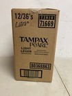 Tampax Pearl Lite s Light Flow Unscented Tampons 12 Packs Of 36  432 Count 