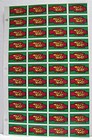 44 Mello Yello Soda Stickers Coca Cola Usa Adv Sheet