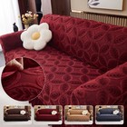 Jacquard Sofa Slipcover W  Skirt Stretch Couch Covers All-round Wrapping Protect