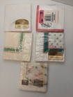 Vintage Christmas Beverage Cocktail Napkins Wreath Holly Cardinal New Years Lot 