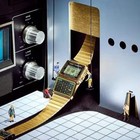 Casio Dbc-611g-1 Dbc611g Databank Vintage Series Gold Digital Watch