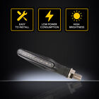 4pcs Motorcycle Led Turn Signal Indicator Blinker Amber Lights Universal Durable