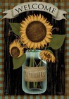 Briarwood Lane Sunflower Jar Garden Flag