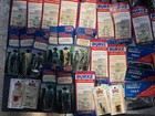 Vintage Doug Gannon Burke Fishing Lures Nos Huge Lot Snake Bait  Worms  Jigs 