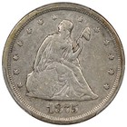 1875-s Twenty Cent Piece Pcgs Vf30 Circulated Type Coin 20c
