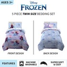 Disney Frozen 2 Twin Comforter   Sheets With Sham  5 Piece Set