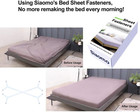 Sheet Fasteners Suspenders Straps - Adjustable Crisscross Bed Sheets Holder Clip