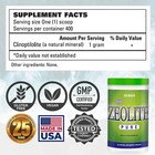 Zeo Health Zeolite Pure Mineral Clay - 400 Gm  Whole Body Detoxification Support