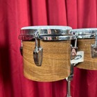 1970s Ludwig 6    8  No  2358p Tunable Bongos Walnut Cortex W  Mount