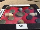 Civil War Relics Display Box  Genuine Artifacts - Richmond  Va