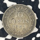 1941-c Newfoundland 10 Cents Lot f3940 Silver 