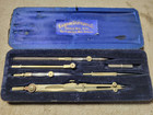 Vintage Antique Eugene Dietzgen Co  Drafting 6 Pc Set German Original Case