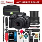 Canon Eos R100 Mirrorless Camera   Rf-s 18-45mm F4 5-6 3 Is Stm Lens Kit Bundle