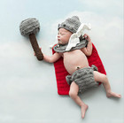 Newborn Baby Photo Photography Prop Birthday Crochet Knit Thor Avenger Costume