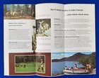 Vintage 1960s Lake County California Brochure   Map-clear Lake Blue Lakes Etc 1