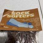 Vintage Sock Sorters Laundry Organizers Saver Rings Clips Hangers 24 Pack Nos