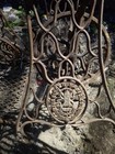  2  1900 s Antique Singer Treadle Sewing Machine Cast Iron Table Base