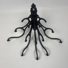 Vintage Victorian Cast Iron 5 Arm Swing Wall Mount Coat Hat Hooks Hanger