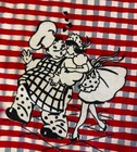 Vtg  Unused Startex Towel Maid Kissing Chef Tag Made In Usa