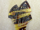 Vintage Spanish Celluloid Mantilla Peineta Hair Comb Faux Tortoise Shell