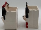 Vintage Disney  mickey    Minnie Mouse Walt Disney planters  Rare 